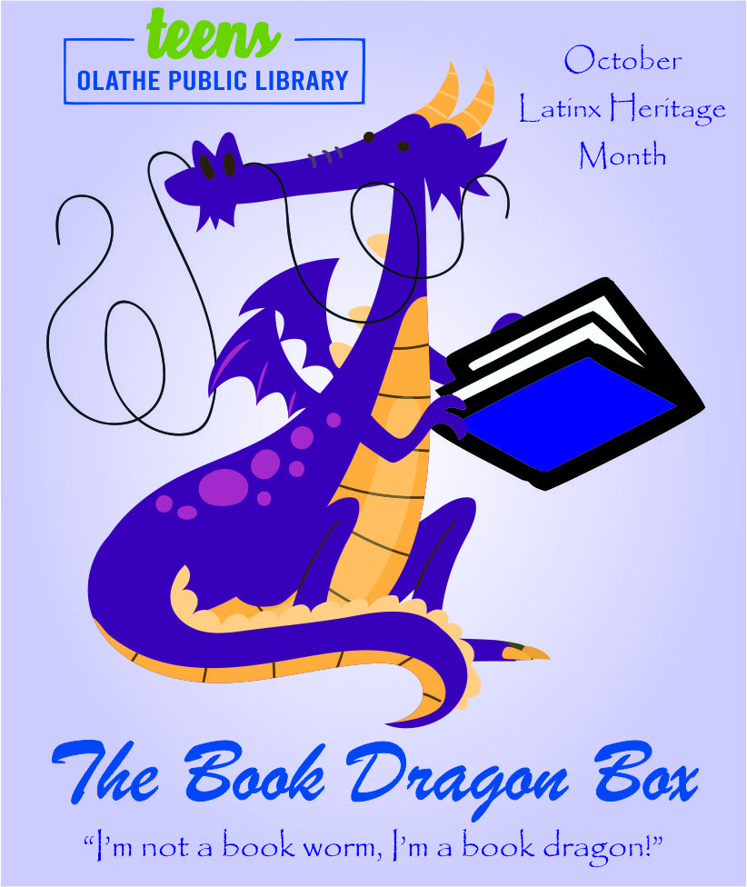Dragon holding a book.