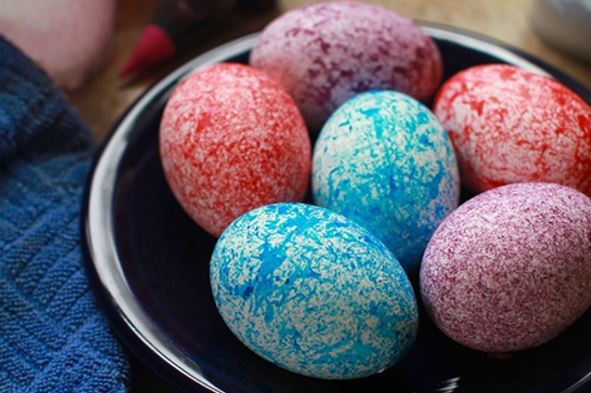 Rice Dyed Eggs