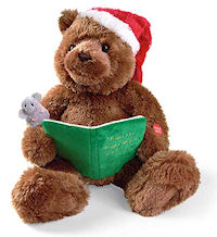 teddy bear with book