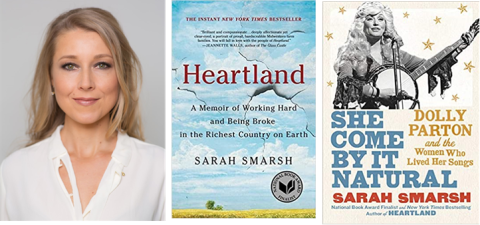 Sarah Smarsh with Books