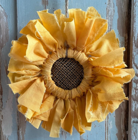 Fabric Sunflower