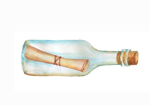 message in a bottle