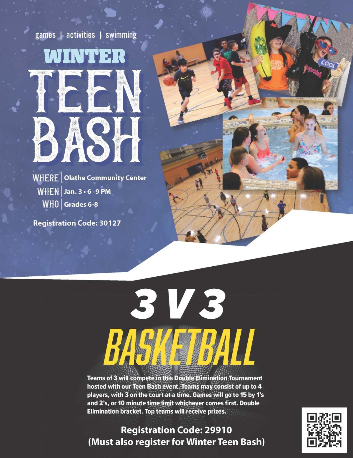 Teen Bash flyer