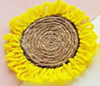 Sunflower Coaster