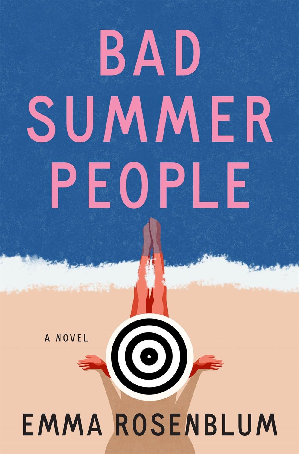 Cover image: A woman sits on a beach wearing a sunhat that looks like a bullseye from above