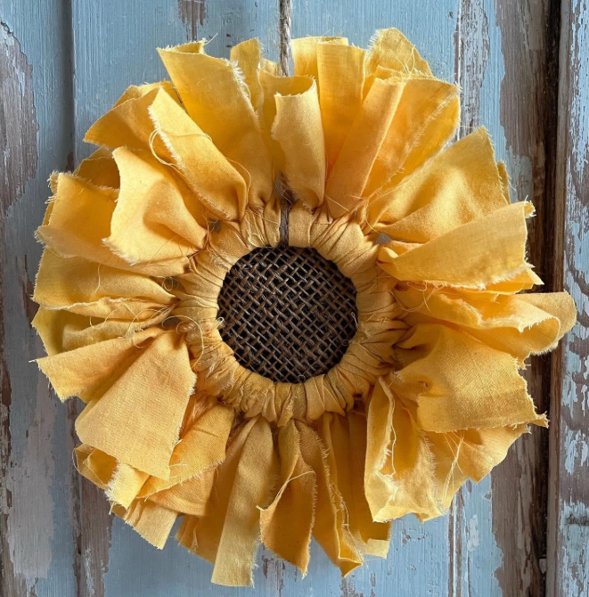 Fabric Sunflower